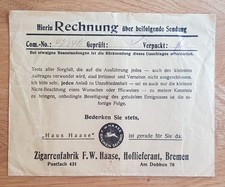 Umschlag alt Zigarren-Fabrik