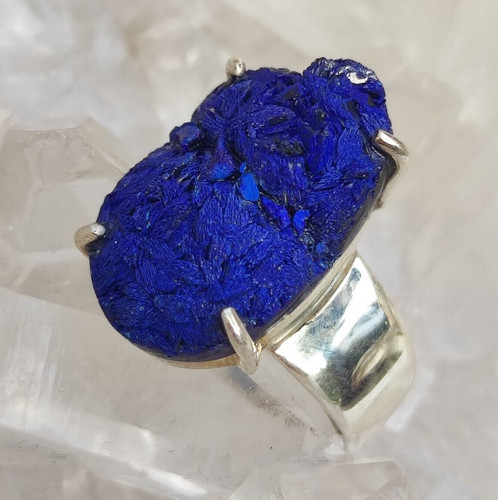 Azurit rohstein heilstein - azurit, ring