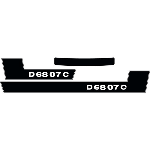 Deutz aufkleber d6807c - aufkleber,