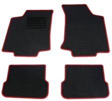 Fußmatten Set für VW Golf 3 + Vento 1991-2001 Matten Autoteppiche Roter Rand