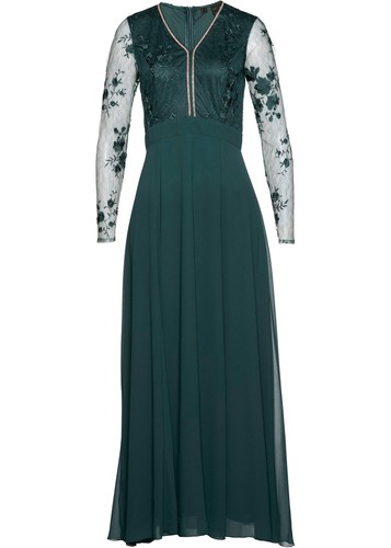 Maxikleid 46 petrolgrün - 46,
