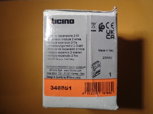 Bticino terraneo 346851 - terraneo,