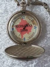 Erinnerungs-Taschenuhr Kosovo