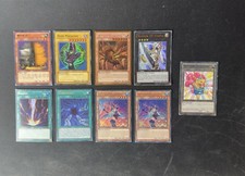 Yu-Gi-Oh Verschiedene Karten Set (Selten) 1. Auflage Guter Zustand