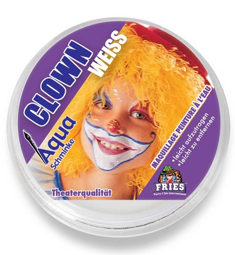 Fasching aqua schminke clown - aqua,