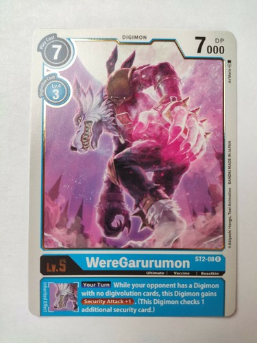 Weregarurumon st2 digimon - weregarurumon, st2-08