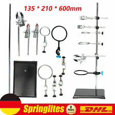 Für Chemie Physikalische Experiment 60cm Laborstativ Platte Stab Klemme Muffe