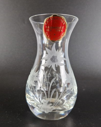 Mid century souvenir glas vase - mid,