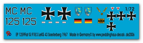 Peddinghaus decals 1259 - 1/72,