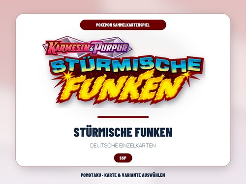 Pokémon stürmische funken - stürmische,