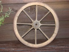 Altes Wagenrad Holz Rad Speichenrad mit Eisenring  36 cm  Vintage Deko