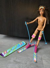 Barbie Puppe 1999 + Ski Set