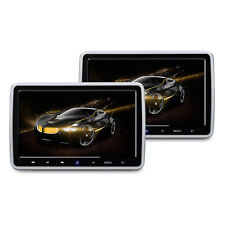 2PCS 10,1" Auto DVD Player Kopfstütze Digital LCD Monitor HDMI AV IN/OUT USB SD