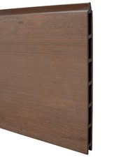 2 Wahl WPC Sichtschutz Steck Zaun Paneel Brett Windschutz System ca. 90x21x2cm