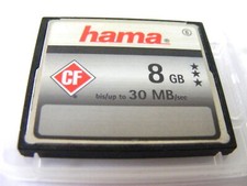 8GB Compact Flash Card 30 MB/s