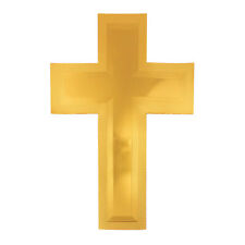 Kreuz Sticker Aufkleber A4 Groß Gold Taufe Kommunion Konfirmation Hochzeit Deko