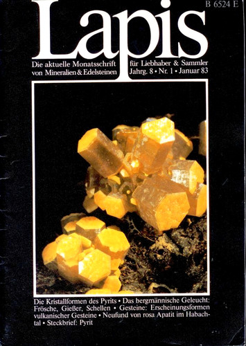 Mineralien lapis heft jan - mineralien,
