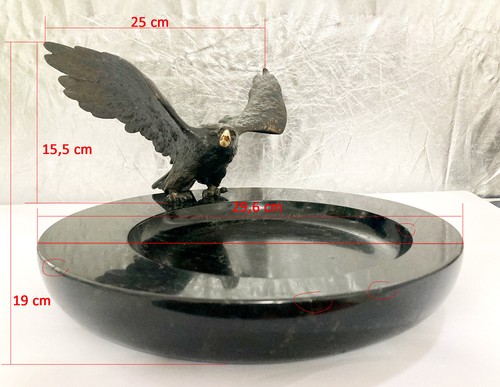 Visitenkartenschale mit bronze - visitenkartenschale,