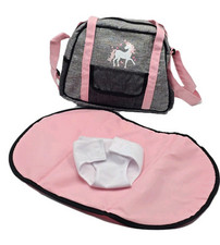 Bayer Design 69033AB Wickeltasche für Puppen Wickelunterlage Stoffwindel NEU