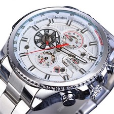 Luxus herren edelstahl uhr - luxus,