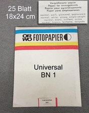 25 Blatt DDR Fotopapier ORWO