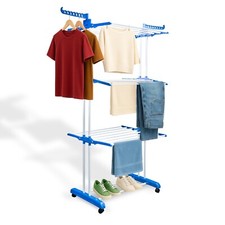 Grafner Turm Wäscheständer mobil Turmtrockner Kleiderständer klappbar 3 Ebenen