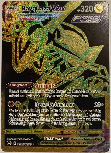 Pokemon rayquaza vmax gold - vmax,