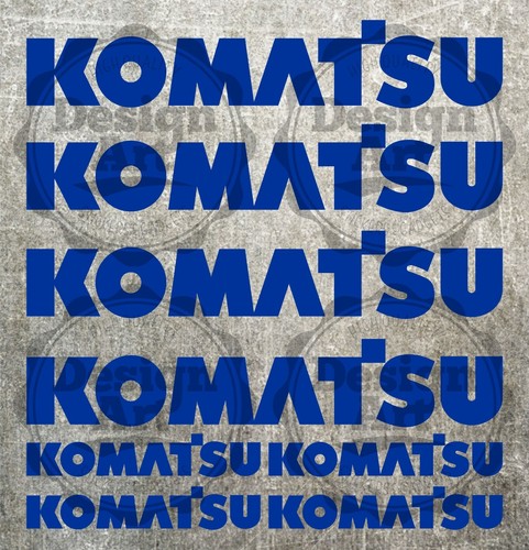 Komatsu aufkleber sticker - m,