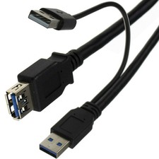 10m USB 3.0 SuperSpeed Repeater Verlängerungskabel Stecker auf Buchse aktiv [008325]