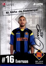 Autogrammkarte Fußballer Everson, TuS Koblenz, Autogramm - 11387339