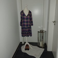 Neu Stufenkleid kariert M 38 40 Dlusenkleid Top Secret 100%Viskose TopZustand