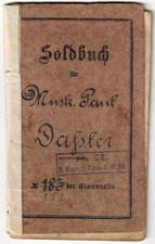 Soldbuch Musketier Paul