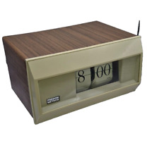 Design Klappzahlenuhr Flip Clock Predom Metron Japan 60er Batteriebetrieb rar