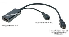 MHL Micro USB 2.0 zu HDMI