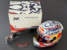 Max Verstappen Helm 1:2 GP United States 2022 + Zubehör Tear Offs