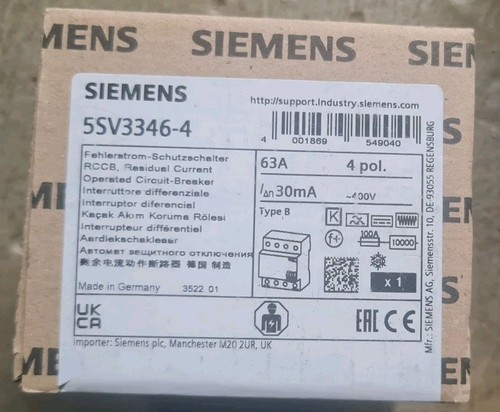 Siemens 5sv3346 63a 30ma - siemens,