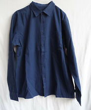 Brixton Supply Alder Hemd NEU Garment Dyed & Washed langarm navy M