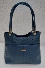 Tasche DAVID JONES Damen Handtasche Casual-Look Mittel Blau Neu 