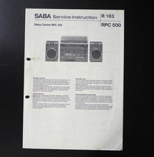 Original SABA RPC500 Disco