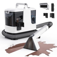 500W 14KPa Tragbar Polsterreiniger Waschsauger Teppichreiniger Dual Tank 3in1