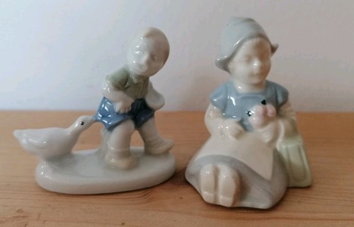 Porzellanfigur mädchen mit - porzellanfigur,