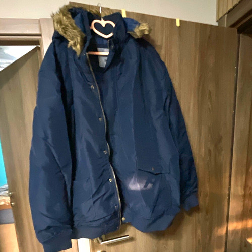 Herren parka winterjacke - winterjacke, blau