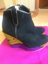 ETRO STIEFELETTEN PONYFELL MIT