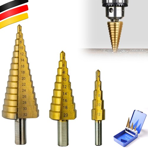 Hss stufenbohrer set - hss, stufenbohrer-set