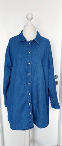 Jeansbluse bluse mama blau - bluse,