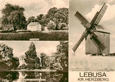 Lebusa Kindergarten Schloss jetzt Lehrlingswohnheim Windmuehle