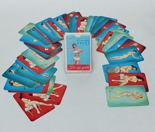 Spielkarten Playing Cards 54 Pin up girls alt Vintage