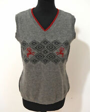 Hammerschmid Damen Strick Pullunder Grösse M Trachten Schurwolle I895