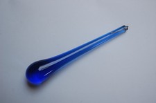 1 Muranoglas Tropfen 100mm, saphir sapphire für Kronleuchter Lüster Chandelier