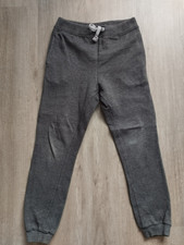 Jogginghose Turnhose Sporthose grau für Jungen Gr. 134/140